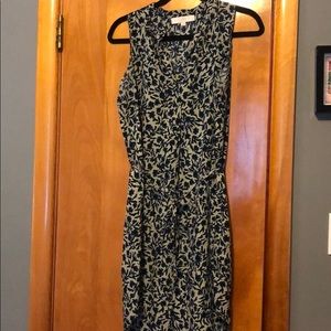 Loft Sleeveless Print Dress